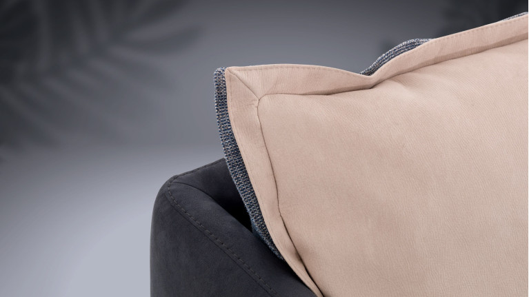 Canapé d'angle chaise longue QUADRO | Confort moelleux