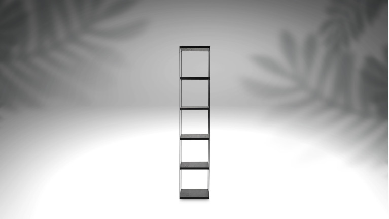 Colonne design industriel en fer, 210 cm de haut, Damo