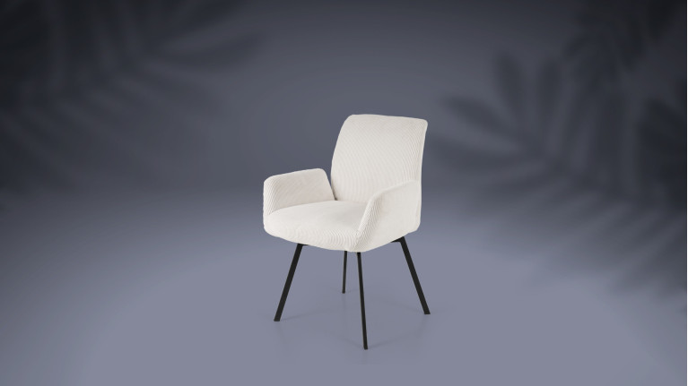 Fauteuil de salle à manger design et confortable, 9059