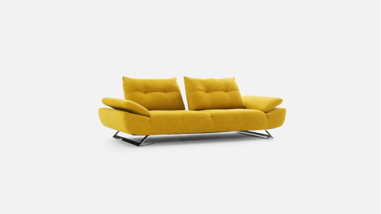 Canapé droit, assise moelleuse, assise réglable, Level