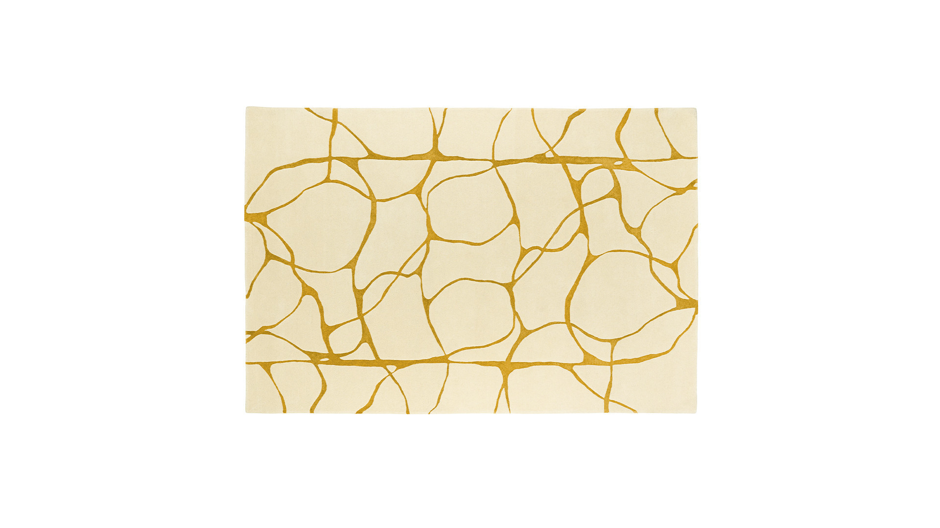 Tapis design, laine tuftée main, style japandi, Ambre