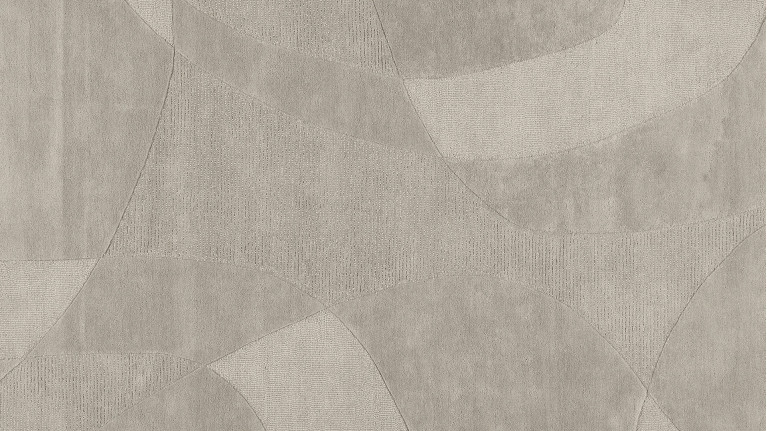 Tapis 100% laine tuftée main, tons doux monochrome, Piana