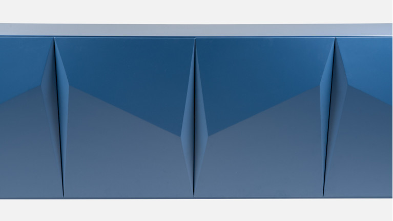 Buffet 4 portes laque mat ORIGAMI | Design minimaliste