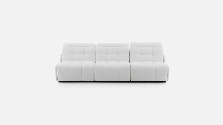 Pouf tissu, en mousse qualité HR, 100 % modulable, Beach
