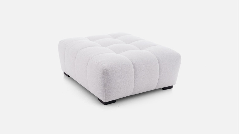 Pouf tissu, en mousse qualité HR, 100 % modulable, Beach