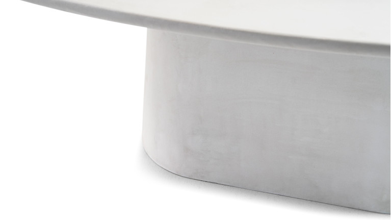 Table à manger design effet béton ciré, Andy