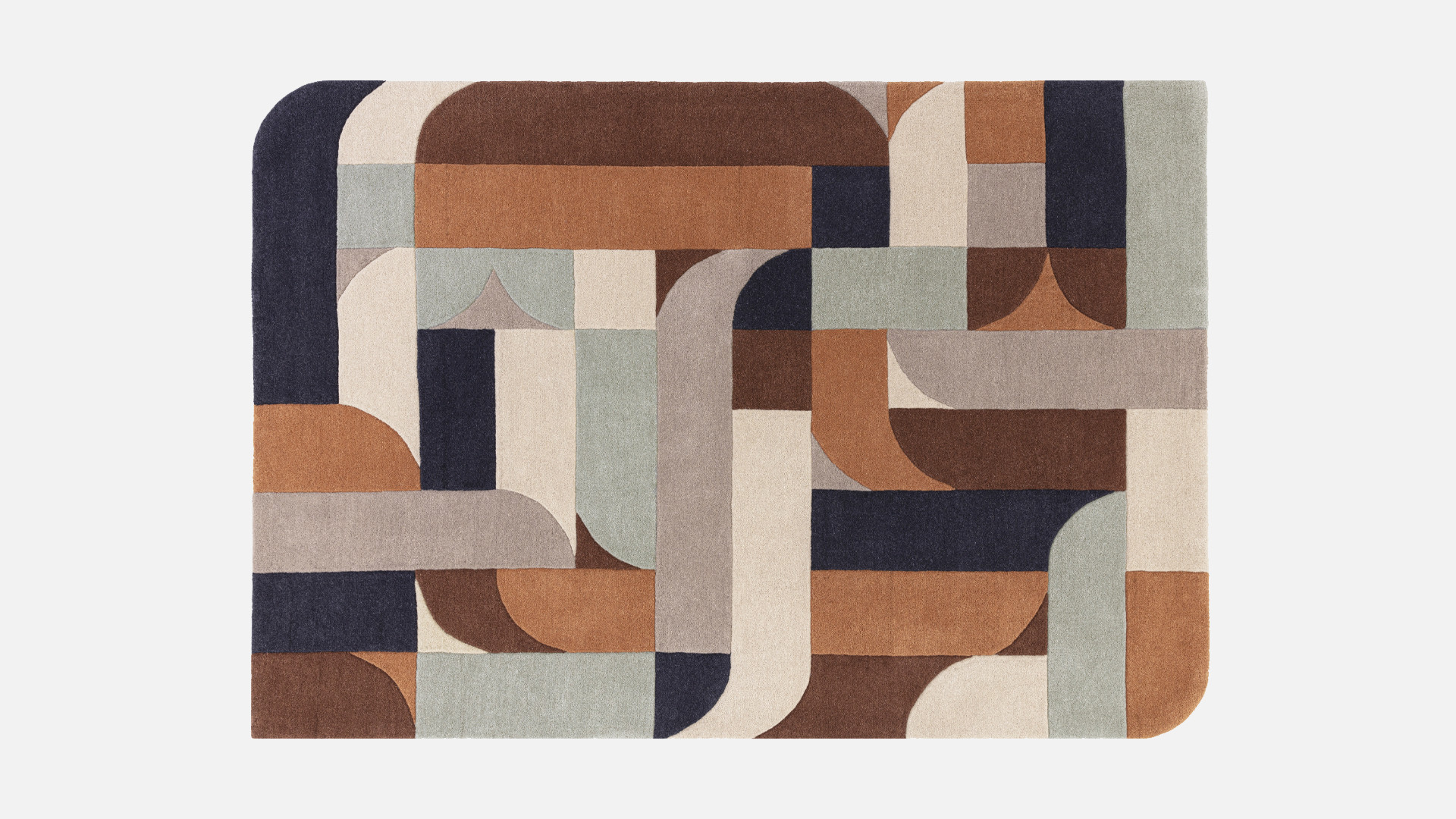 Tapis KLOTSKI | Des formes géométriques et des courbes élégantes
