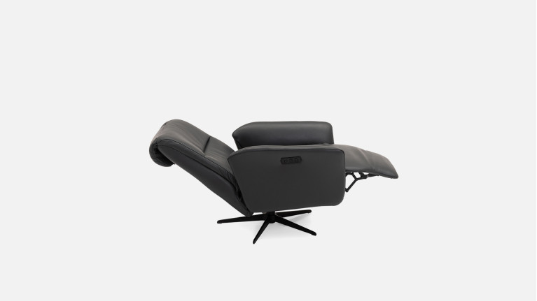 Fauteuil relaxation électrique HIPSTER | avec têtière et repose-pieds