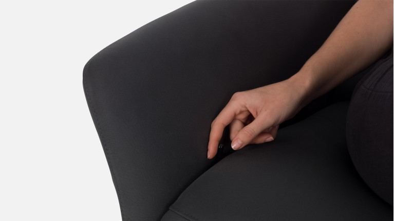 Fauteuil relaxation électrique HIPSTER | avec têtière et repose-pieds