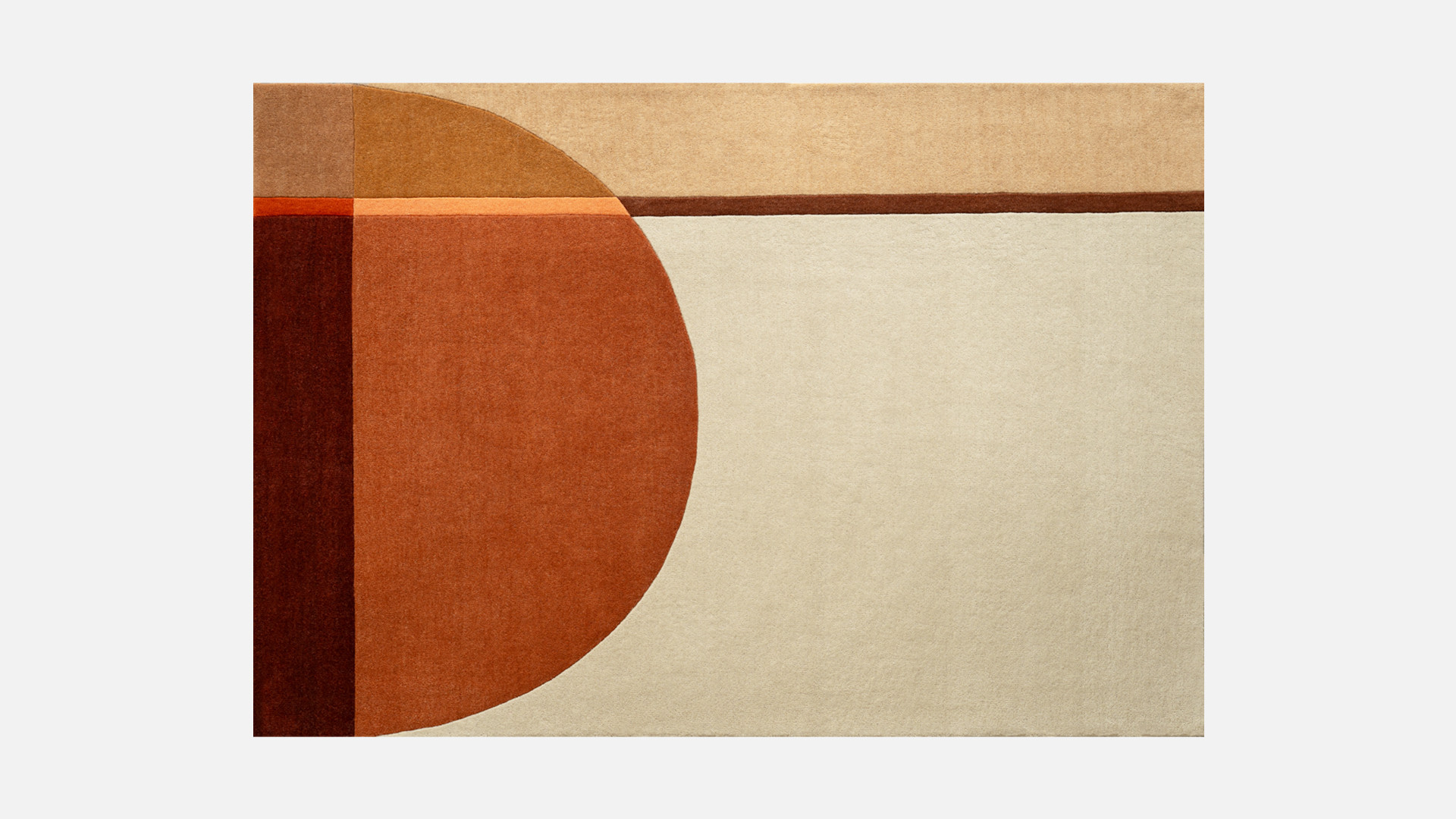 Tapis design contemporain 100% laine tufté main, Palau
