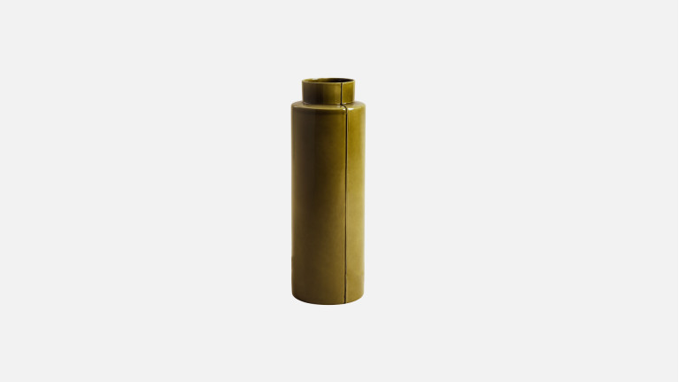 Vase design en faïence, fabrication artisanale, Origines GM
