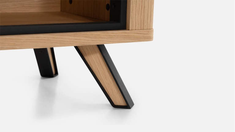 Meuble TV LOTUS | Rangement discret et design sculpté