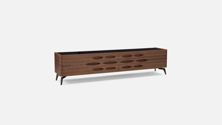 Meuble TV OROS | Design sculptural et élégance intempo