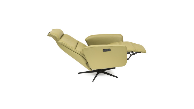 Fauteuil relaxation électrique HIPSTER | avec têtière et repose-pieds