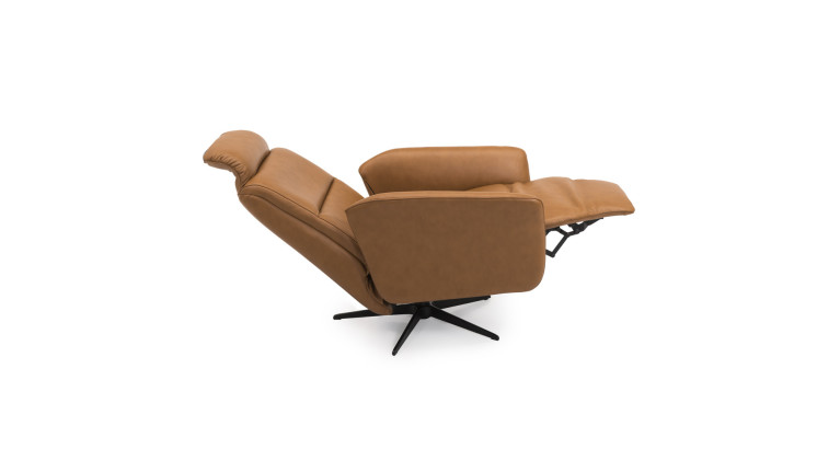 Fauteuil relaxation manuelle HIPSTER | avec têtière et repose-pieds