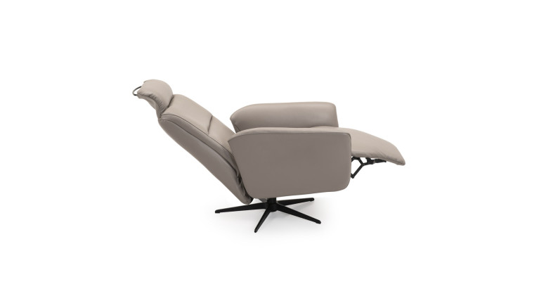 Fauteuil relaxation manuelle HIPSTER | avec têtière et repose-pieds