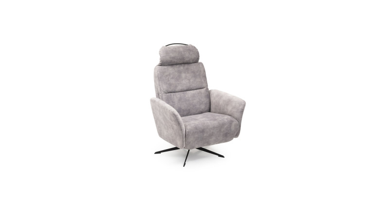Fauteuil relaxation manuelle HIPSTER | avec têtière et repose-pieds