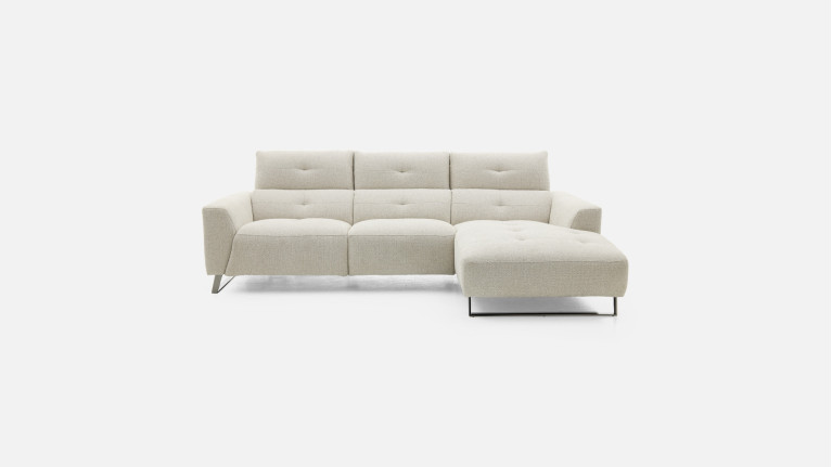 Canapé d'angle relax tissu MARTY | Élégance et confort sur-mesure
