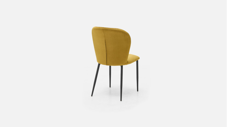 Chaise dossier haut, pour salle à manger, confortable, Shell
