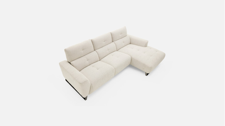 Canapé d'angle tissu MARTY | Élégance et confort sur-mesure
