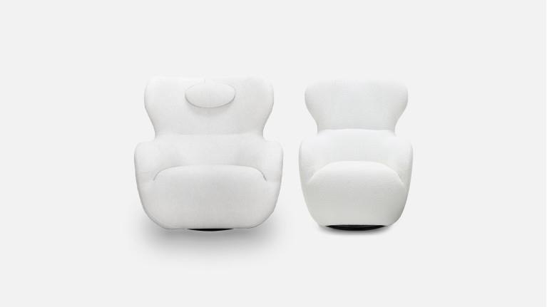 Fauteuil MINI COCOON pivotant | Confort compact et enveloppant