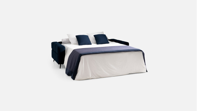 Canapé d'angle convertible tissu TETRIS | Design contemporain