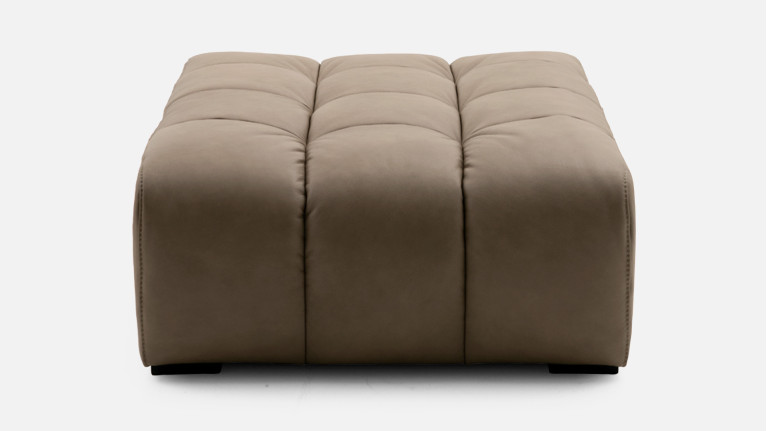 Pouf cuir BEACH