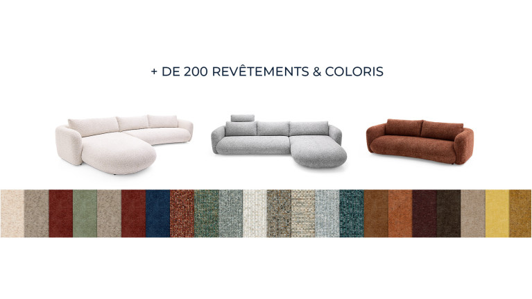 Canapé d’angle ASTRAL | Design fluide & modulable