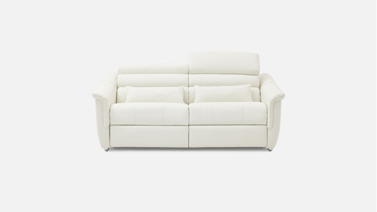 Canapé WINSTON relax convertible cuir confort 2-en-1