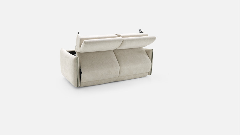 Canapé convertible FOX – Tissu, 4 tailles, matelas 18 cm