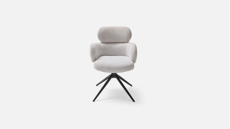 Fauteuil pivotant CALIN – Confort supérieur, 360° retour automatique