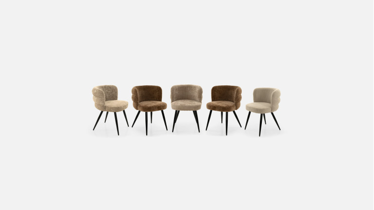Chaise tissu NUAGE | Design contemporain et confort haut de gamme