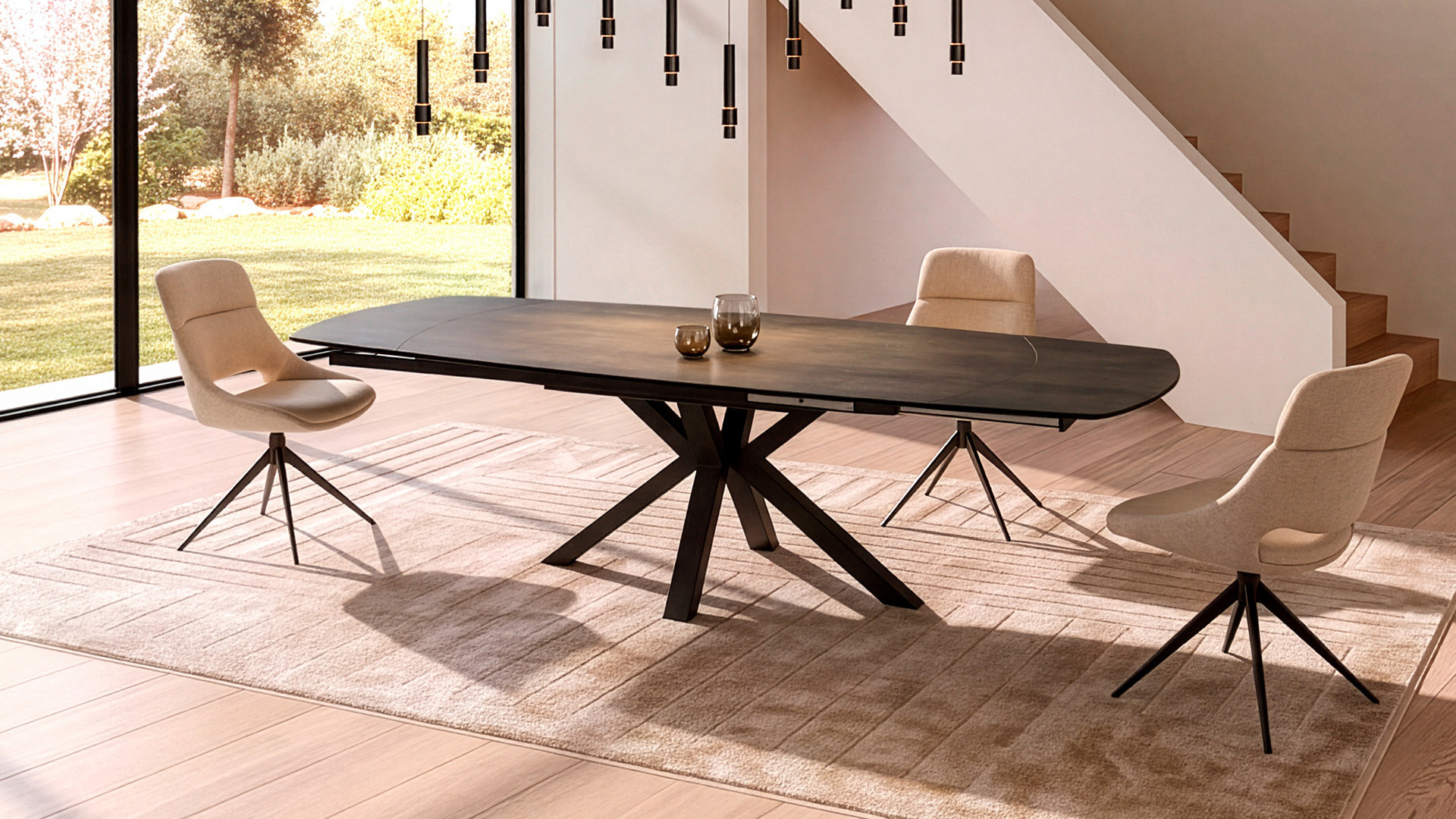 Table de repas extensible VENDOME | Gain de place