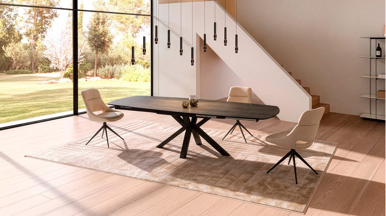 Table de repas extensible VENDOME | Gain de place
