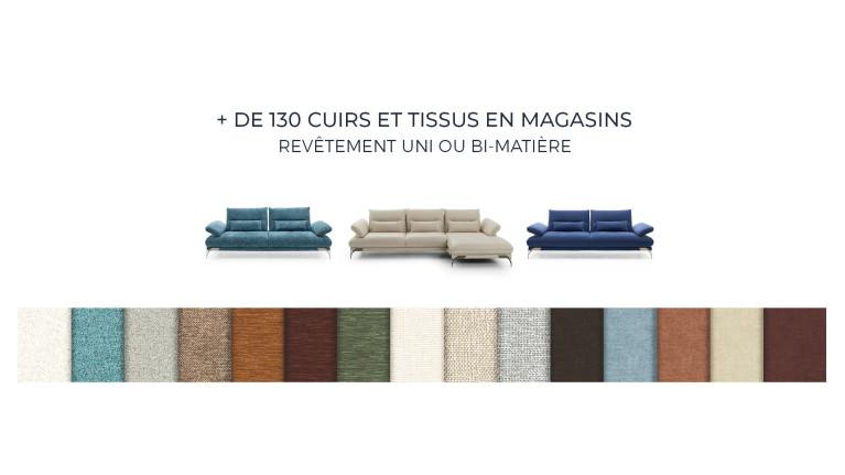 Canapé FORTUNA | Dossiers avance-recule et confort modulable