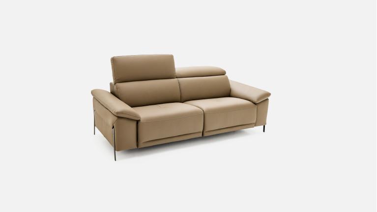 Canapé cuir 3 places PHOENIX élégant et confortable