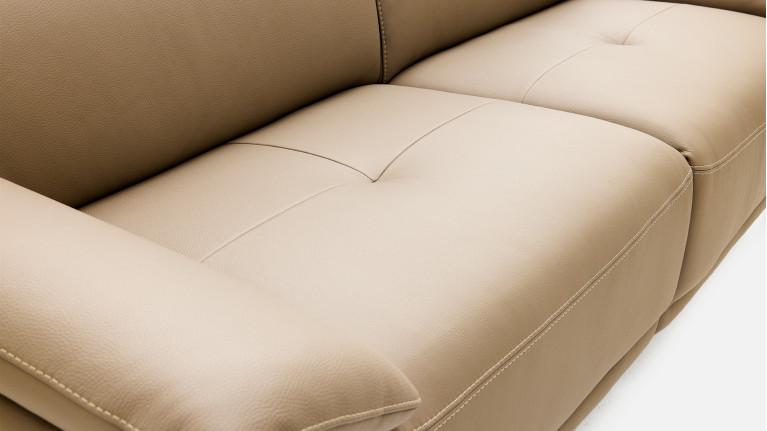 Canapé cuir 3 places PHOENIX élégant et confortable
