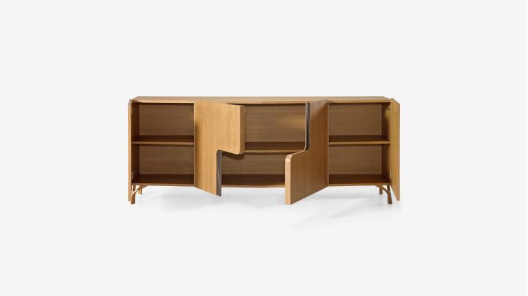 Buffet 4 portes JADE design élégant et rangement généreux