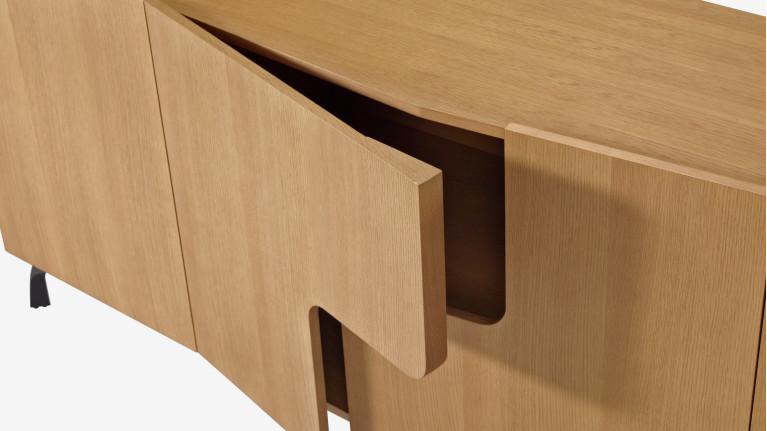 Buffet 4 portes JADE design élégant et rangement généreux